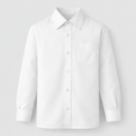 Boys School Full Sleeves White Shirt