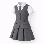 Girls Classic Grey School Uniform Set - Image 2