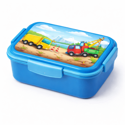 School Plastic Cars Lunch Box