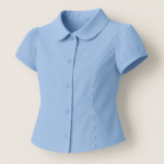 Girls School Blue Shirt - Image 2